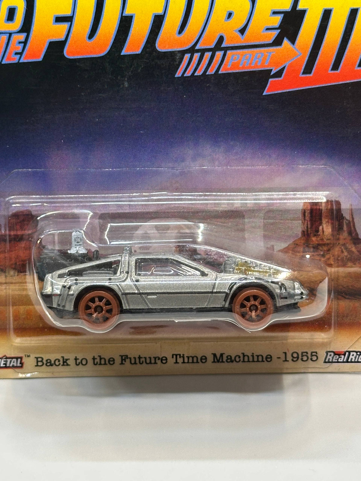 1/64 Diecast HotWheels Back to the Future Time Machine 1955