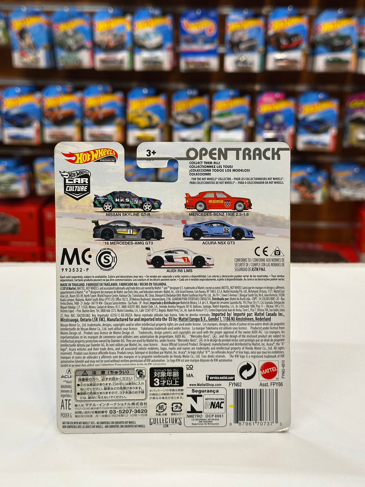 1/64 Diecast HotWheels Mercedes-AMG GT3