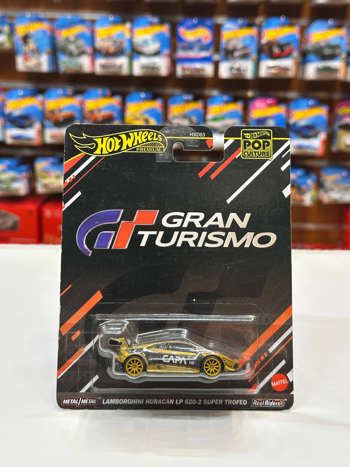 1/64 Diecast HotWheels Lamborghini Huracan LP620-2 Super Trofeo