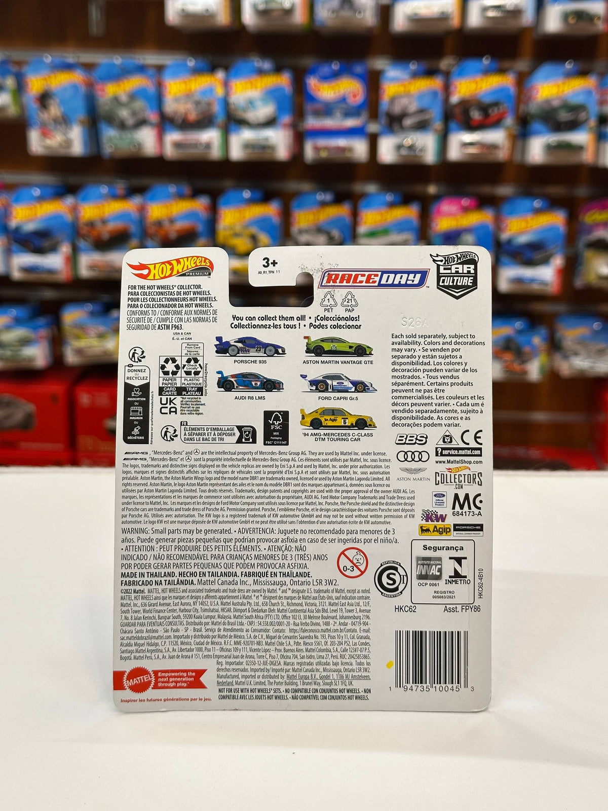 1/64 Diecast HotWheels AMG Mercedes C-Class DTM Touring Car