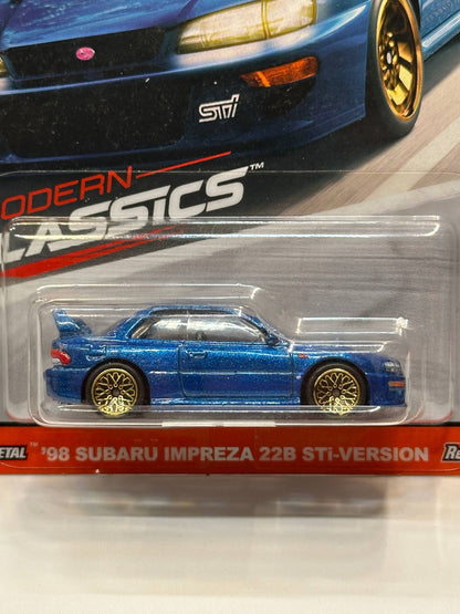 1/64 Diecast HotWheels Subaru Impreza 22B STi Version Blue