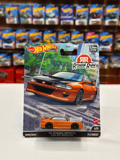 1/64 Diecast HotWheels Subaru Impreza 22B STi Version Orange