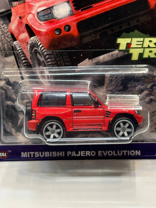 1/64 Diecast HotWheels Mitsubishi Pajero Evolution
