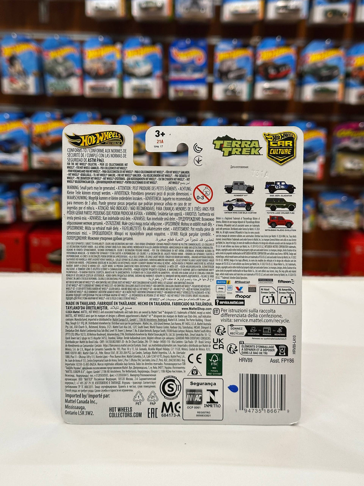 1/64 Diecast HotWheels Mitsubishi Pajero Evolution