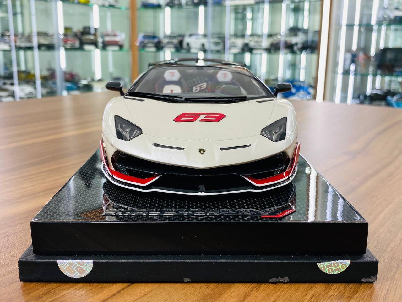 1/18 Resin - MR Collection Lamborghini Aventador Roadster SVJ #63 , 01/01 Limited Edition