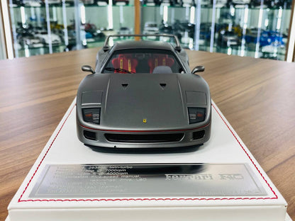 1/18 Resin Model Davis & Giovanni Ferrari F40 Matt Grey Limited to 20 Pcs.