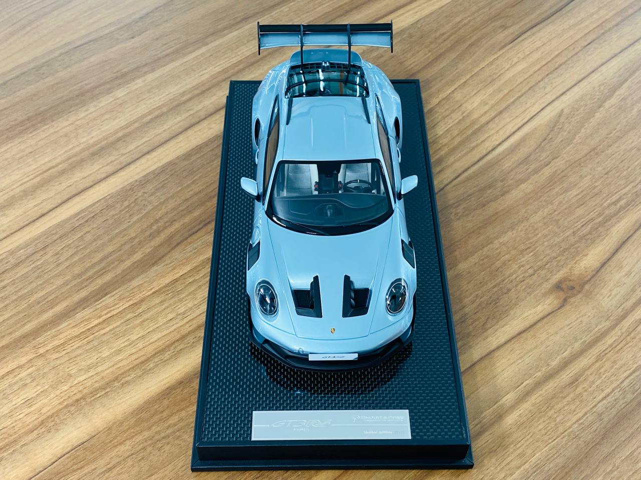 1/18 Resin Model - Timothy & Pierre Porsche 911 GT3 RS Weissach Package in Ice Blue, Limited to 40 Pieces
