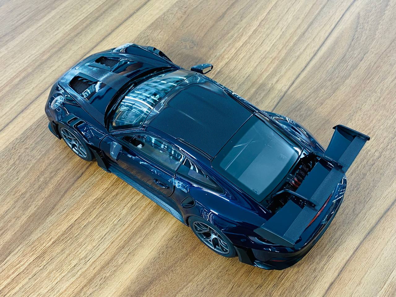1/18 Diecast - Norev Porsche 911 (992) GT3 RS Weissach Package (2022) in PTS Viola Metallic, Limited to 504 Pieces