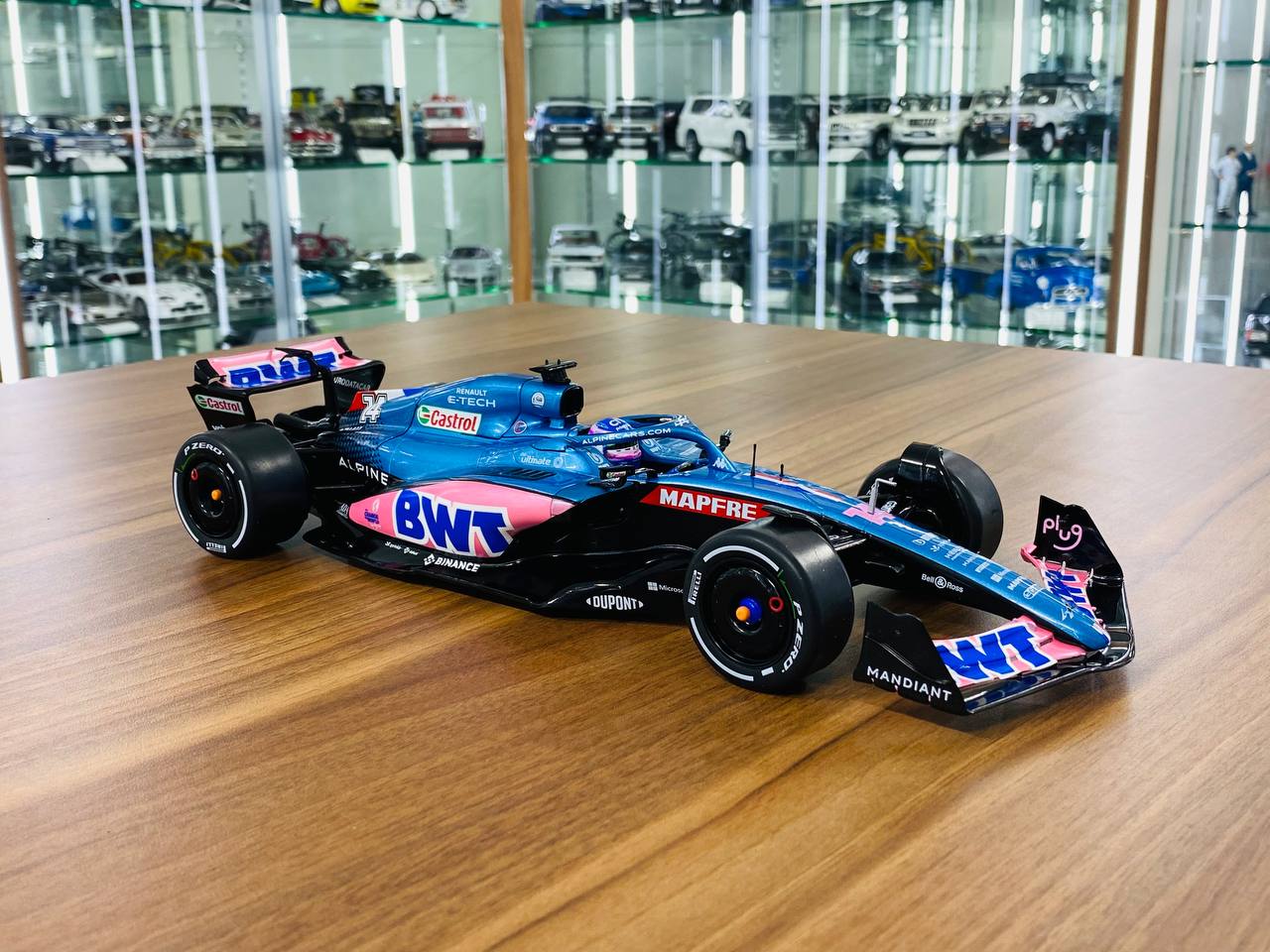Solido Alpine A522 Fernando Alonso #14 - 1/18 Diecast | Monaco GP F1