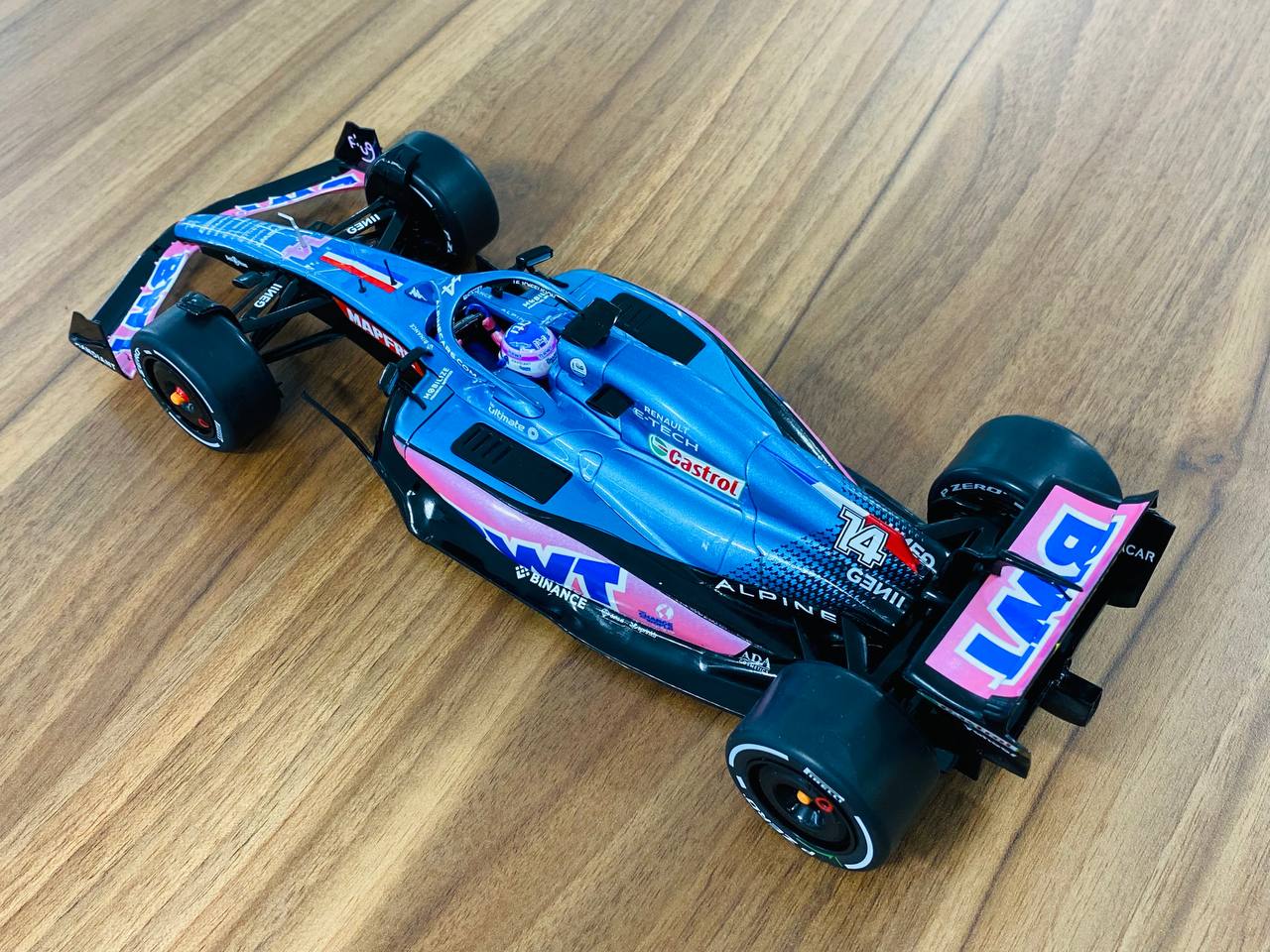 Solido Alpine A522 Fernando Alonso #14 - 1/18 Diecast | Monaco GP F1