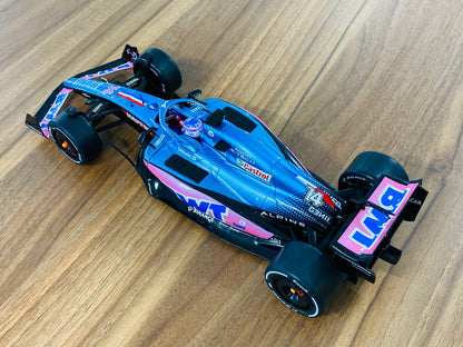 Solido Alpine A522 Fernando Alonso #14 - 1/18 Diecast | Monaco GP F1