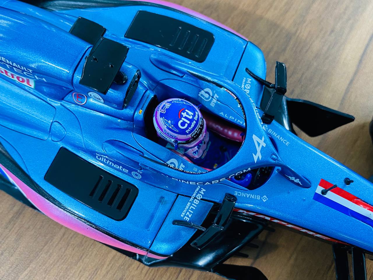 Solido Alpine A522 Fernando Alonso #14 - 1/18 Diecast | Monaco GP F1