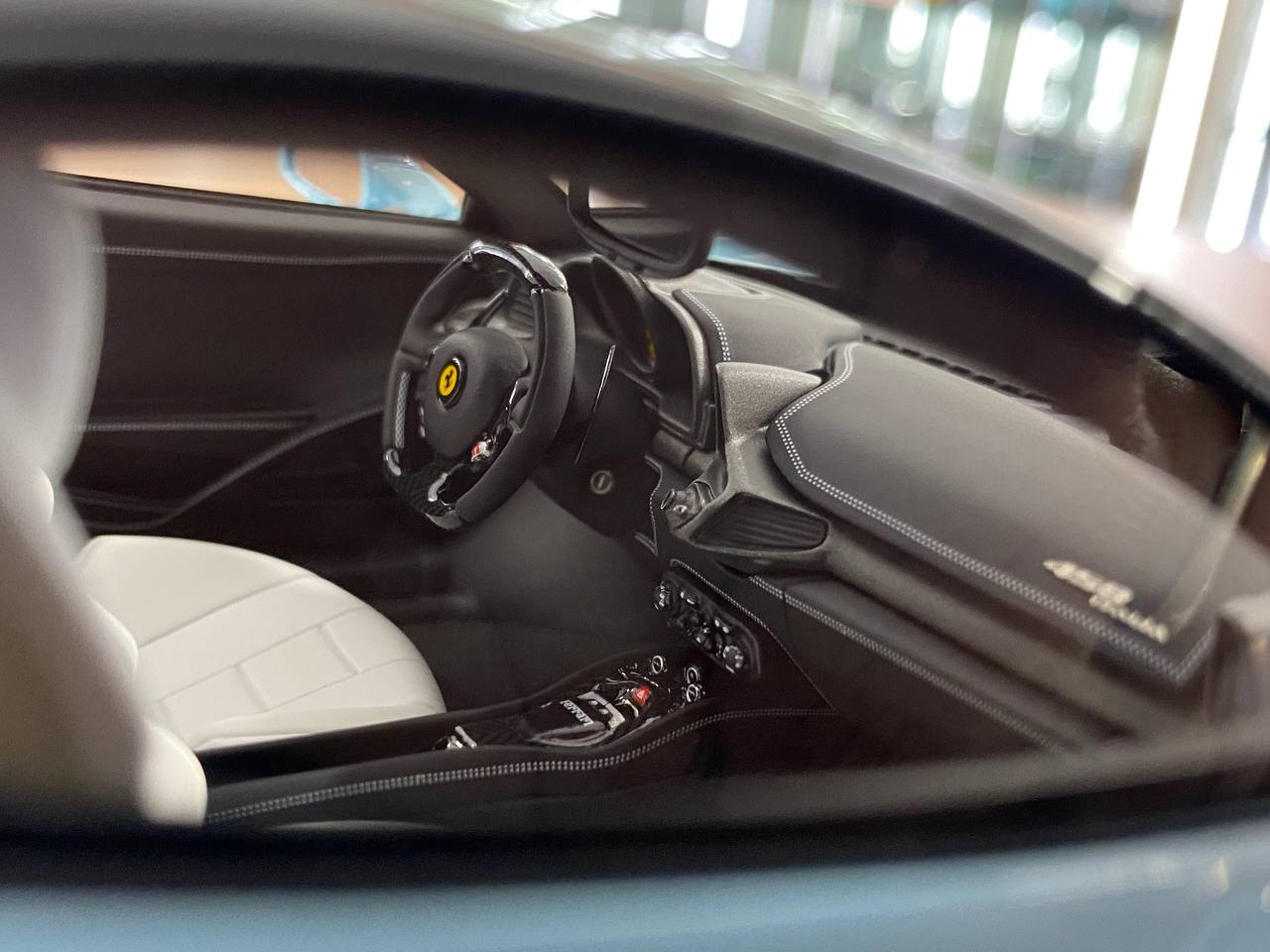 1/18 Resin Ferrari 458 GT LB Works – Davis & Giovanni AZZURRO THETYS with Carbon Roof Limited 8 pcs