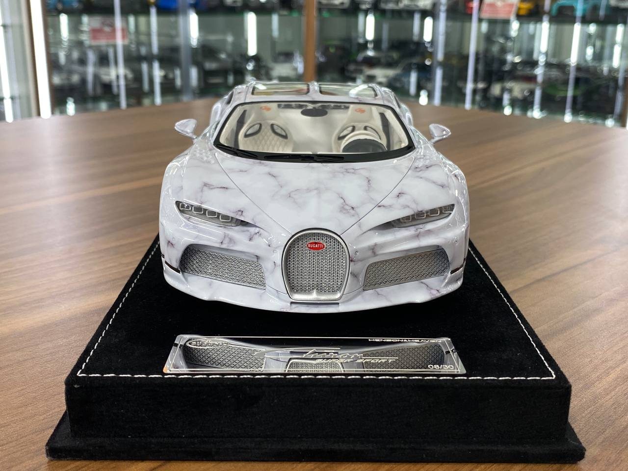 1/18 Resin Bugatti Chiron Super Sport – HH Models White Griotte ( Limited 30)