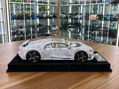 1/18 Resin Bugatti Chiron Super Sport – HH Models White Griotte ( Limited 30)