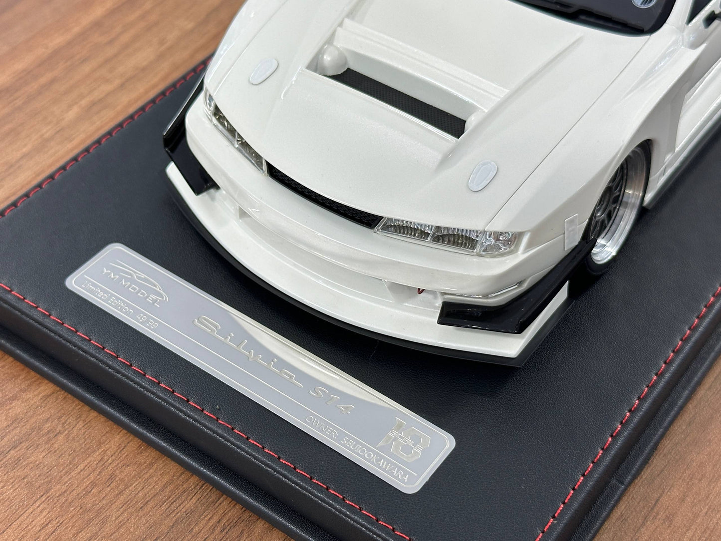 YM Model Nissan Silvia S14 (SEUIOOKAWARA) – White – 1:18 Resin Model - Limited 99 pcs