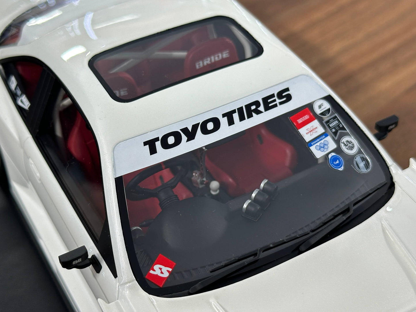 YM Model Nissan Silvia S14 (SEUIOOKAWARA) – White – 1:18 Resin Model - Limited 99 pcs