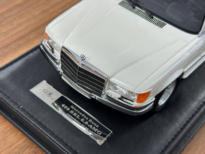 Mercedes-Benz 450 SEL 6.9 AMG | 1:18 IVY Resin Model White UAE
