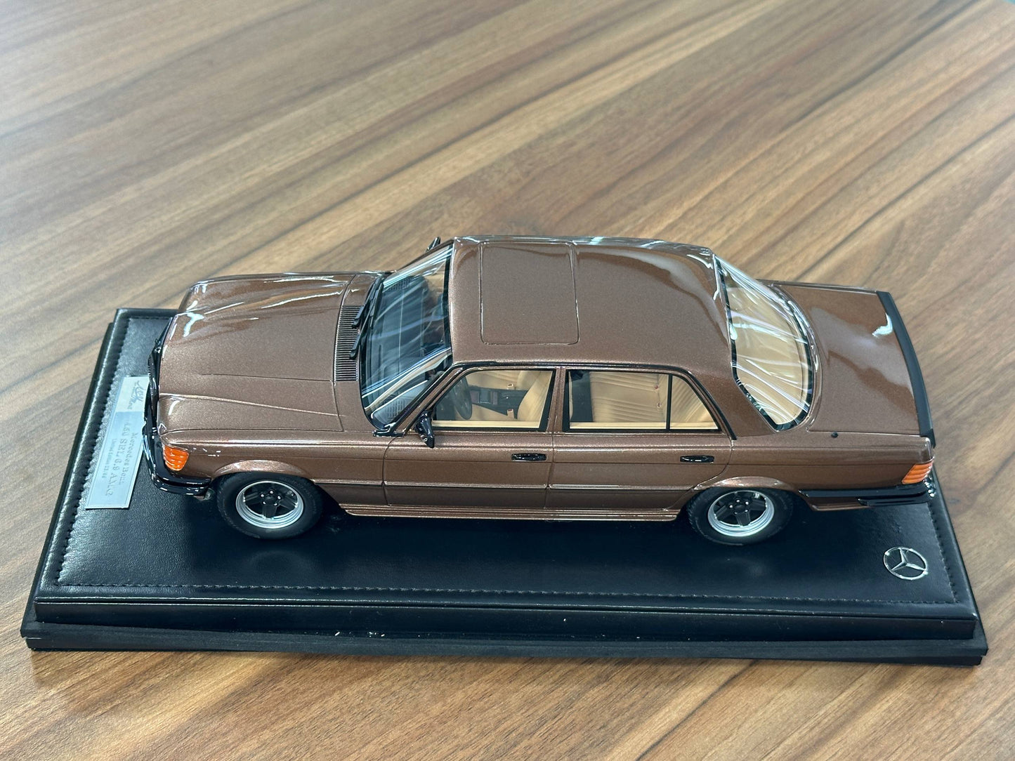 Mercedes-Benz 450 SEL 6.9 AMG | 1:18 IVY Resin Model Brown UAE