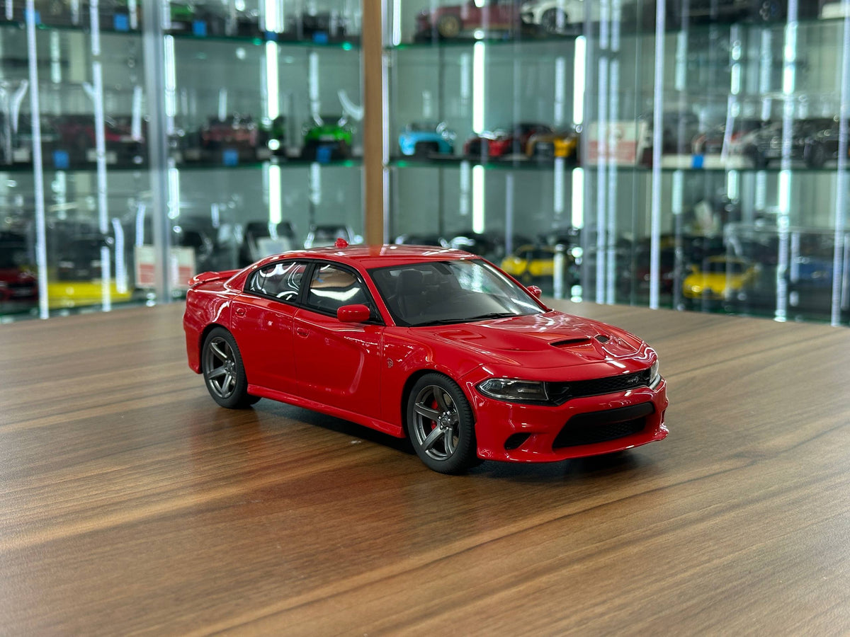 1/18 Diecast Dodge Charger SRT Hellcat Red GT Spirit Scale Model Car