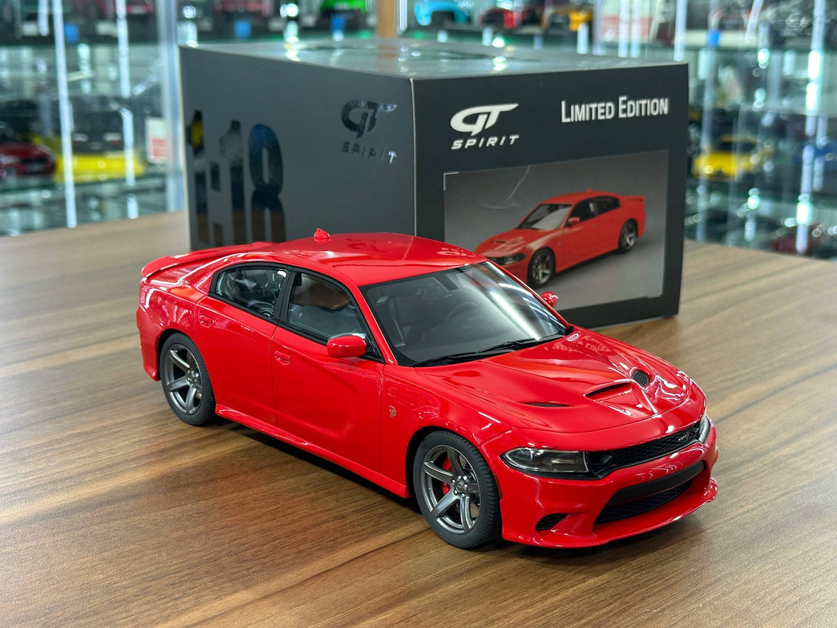 1/18 Diecast Dodge Charger SRT Hellcat Red GT Spirit Scale Model Car