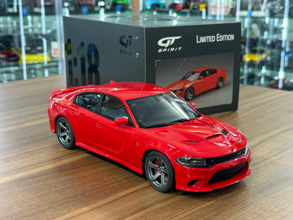 1/18 Diecast Dodge Charger SRT Hellcat Red GT Spirit Scale Model Car