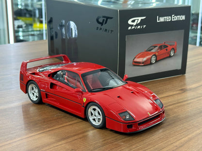 Ferrari F40 – Red – 1/18 Resin Model – GT Spirit – Non‑Opening – Limited 2100 pcs