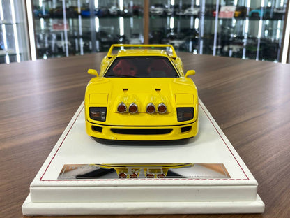 1/18 Resin Ferrari F40 – VIP Model Yellow ( Limited 50)