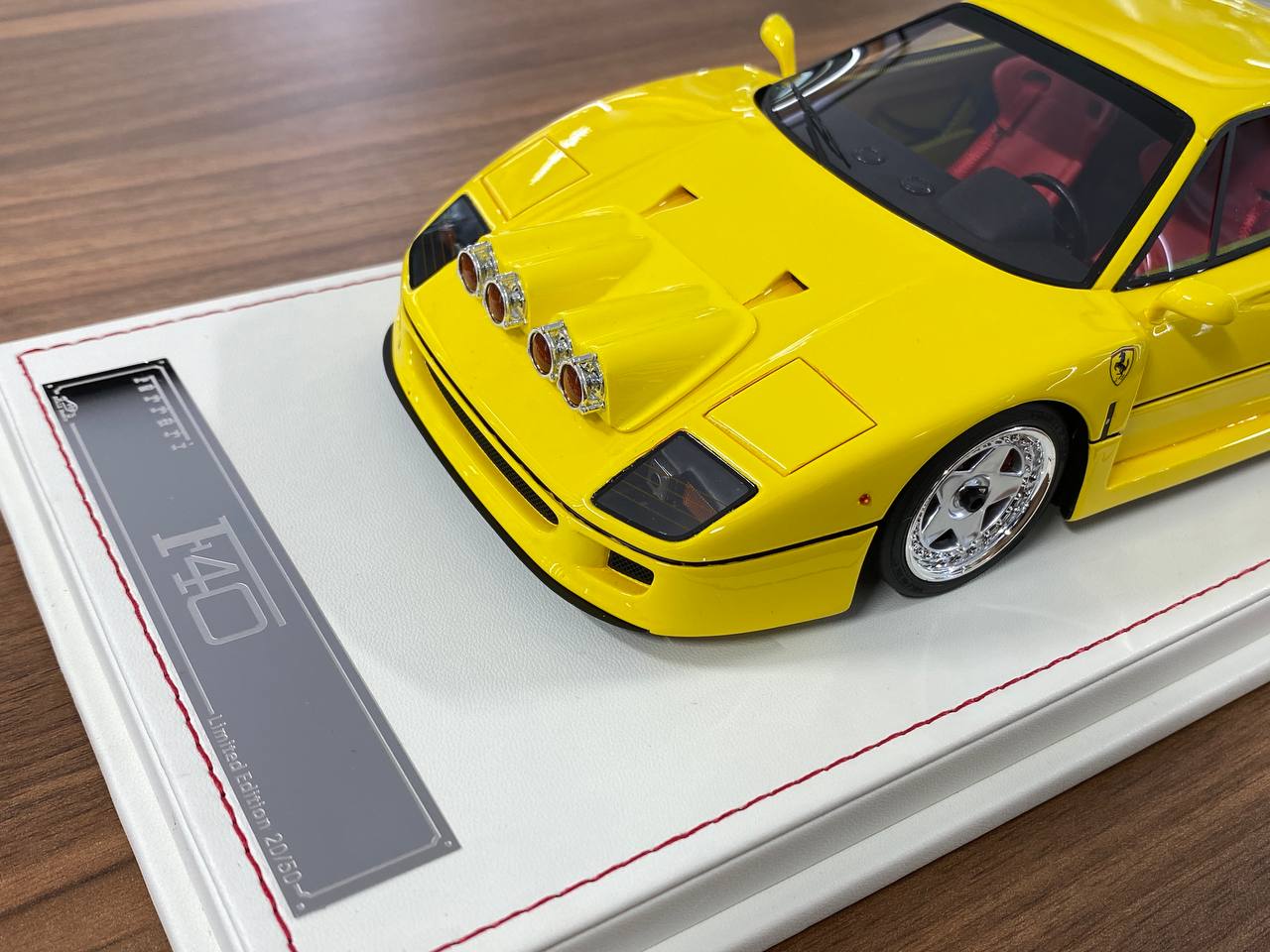 1/18 Resin Ferrari F40 – VIP Model Yellow ( Limited 50)
