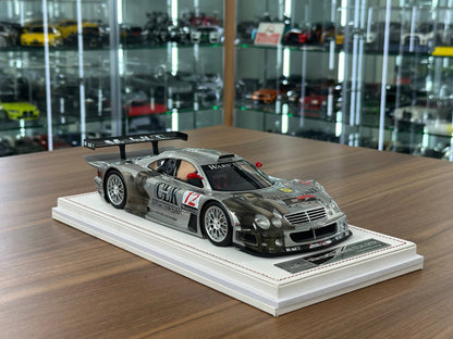 1/18 Resin IVY Merit Models Mercedes-Benz CLK GTR #12 – Silver (Warsteiner) ( Limited to 60 pcs)