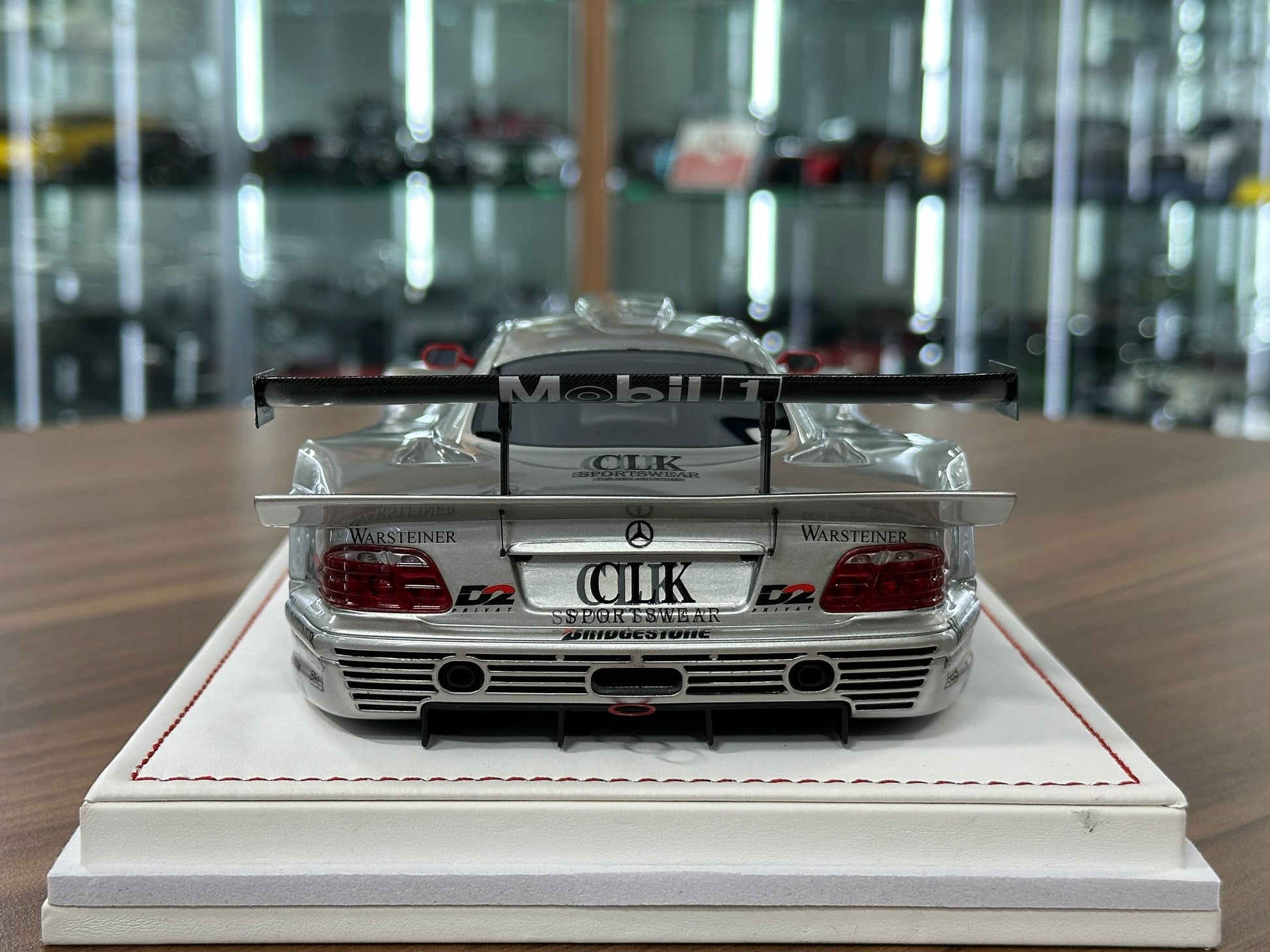 1/18 Resin IVY Merit Models Mercedes-Benz CLK GTR #12 – Silver (Warsteiner) ( Limited to 60 pcs)