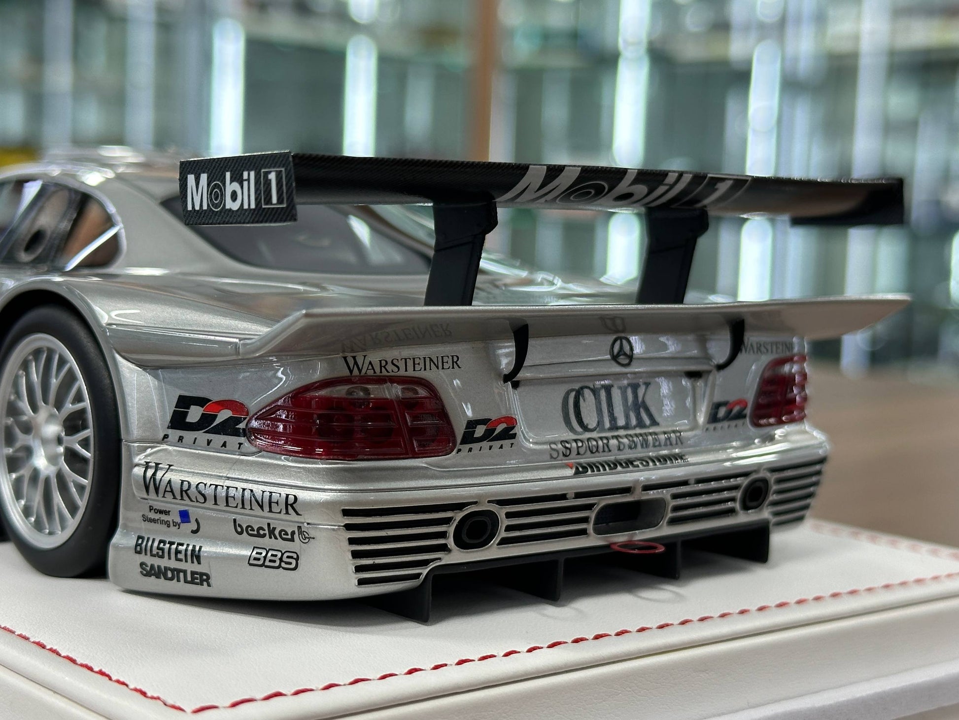 1/18 Resin IVY Merit Models Mercedes-Benz CLK GTR #12 – Silver (Warsteiner) ( Limited to 60 pcs)