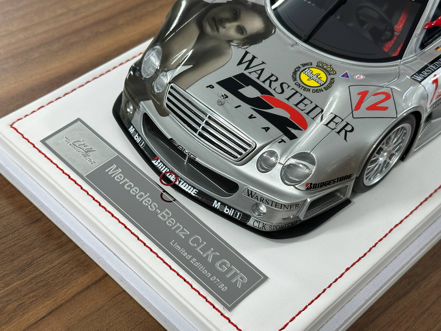 1/18 Resin IVY Merit Models Mercedes-Benz CLK GTR #12 – Silver (Warsteiner) ( Limited to 60 pcs)