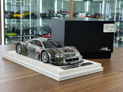 1/18 Resin IVY Merit Models Mercedes-Benz CLK GTR #12 – Silver (Warsteiner) ( Limited to 60 pcs)