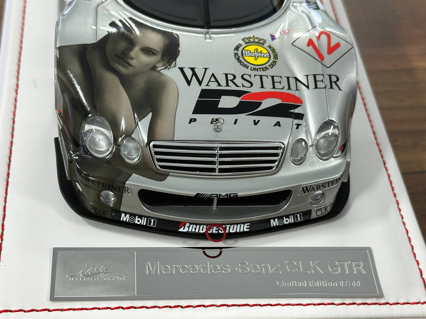 1/18 Resin IVY Merit Models Mercedes-Benz CLK GTR #12 – Silver (Warsteiner) ( Limited to 60 pcs)
