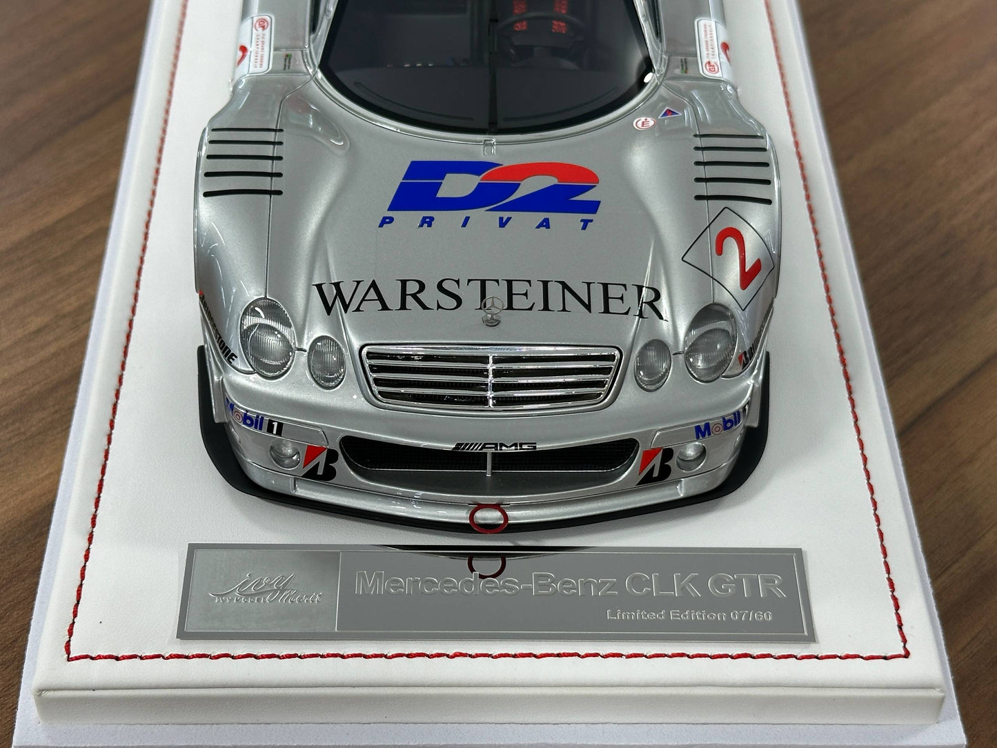 1/18 Resin IVY Merit Models Mercedes-Benz CLK GTR #2 – Silver (Warsteiner) - Limited to 60 pcs