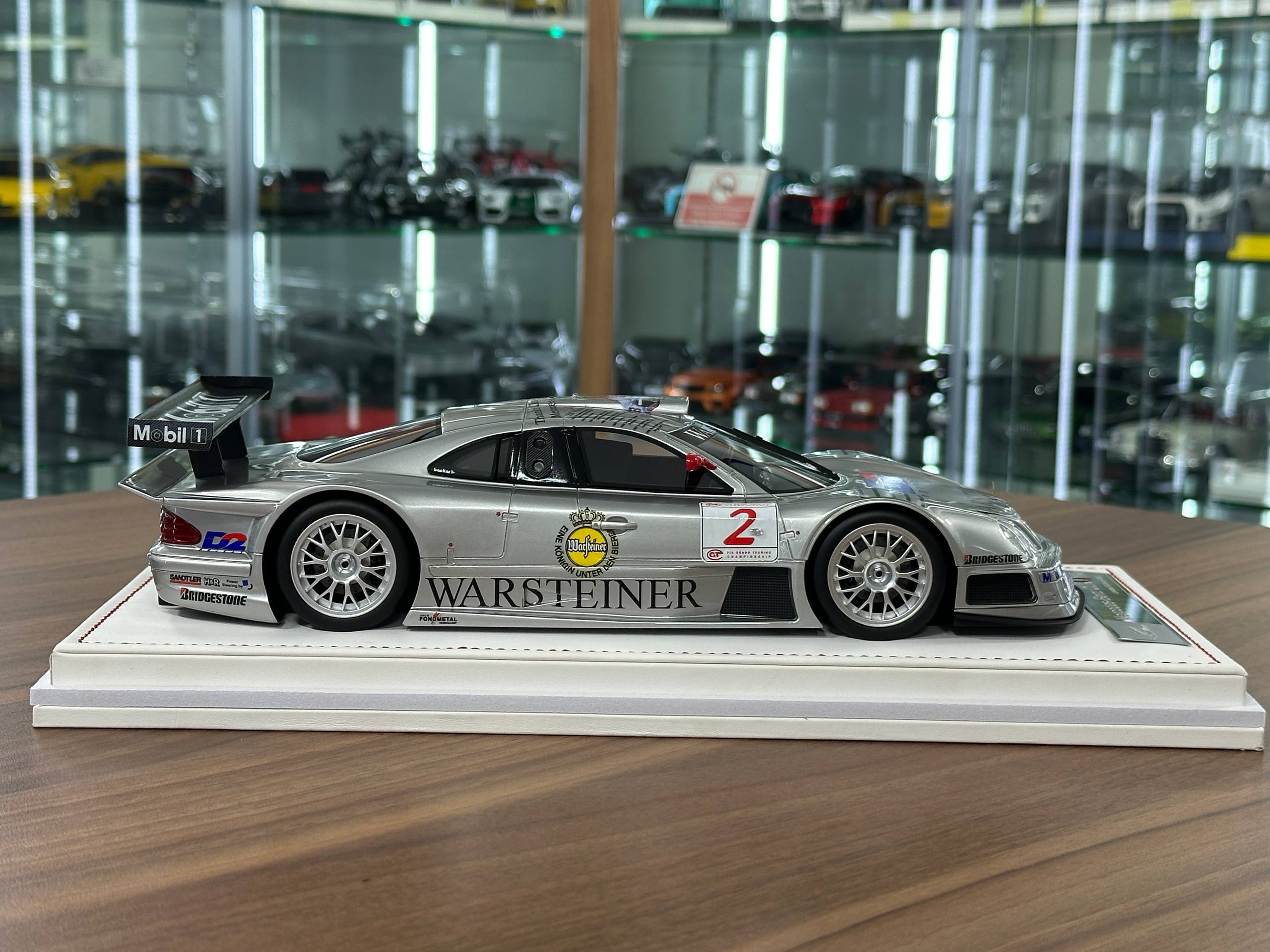 1/18 Mercedes-Benz CLK GTR #2 – Silver Warsteiner – IVY Merit
