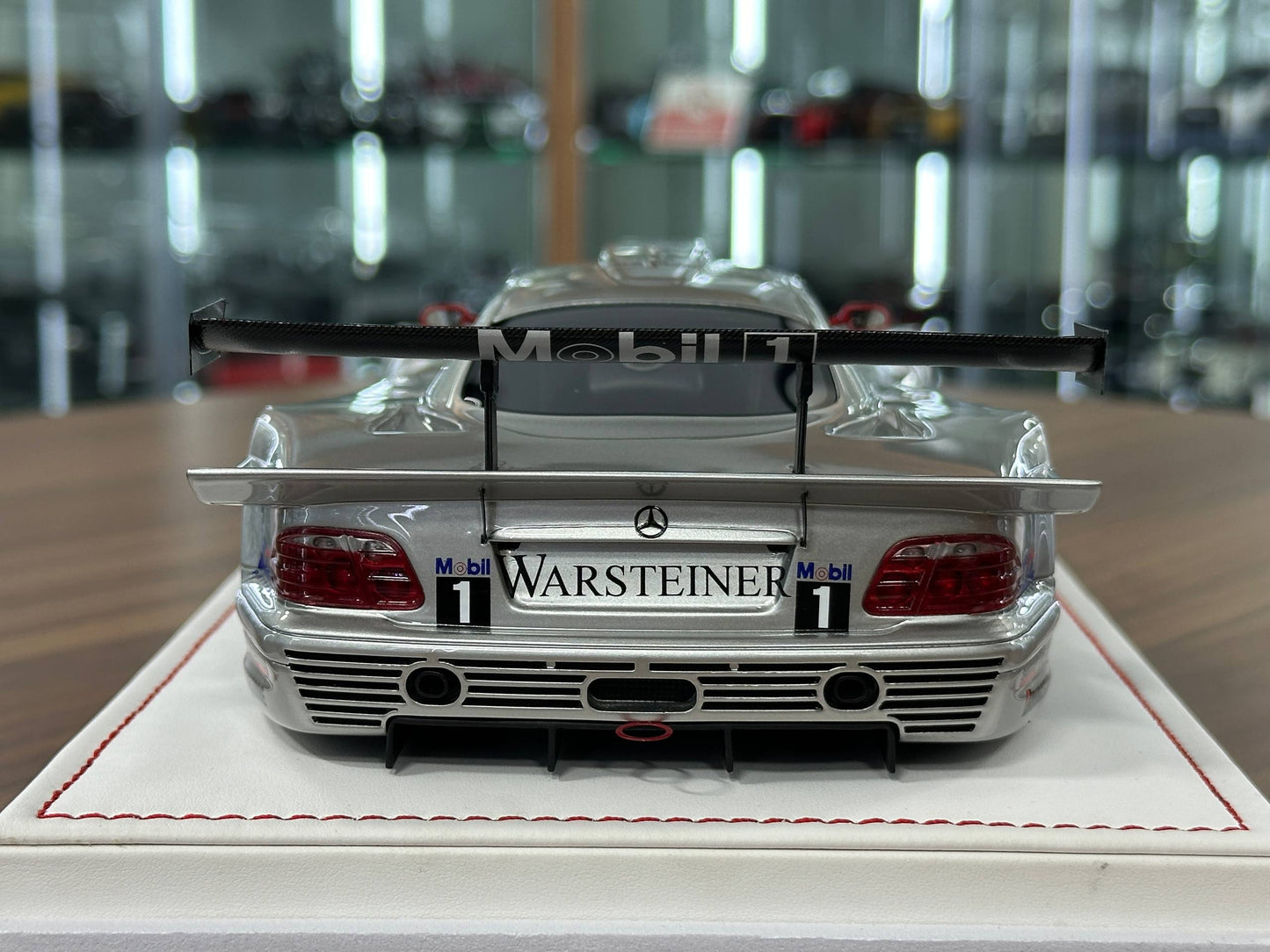 1/18 Resin IVY Merit Models Mercedes-Benz CLK GTR #2 – Silver (Warsteiner) - Limited to 60 pcs