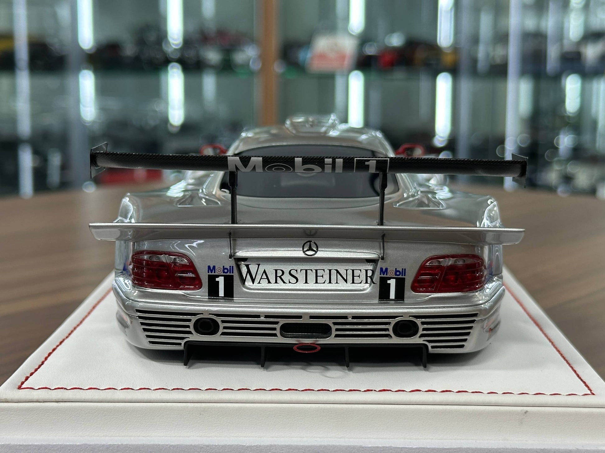 1/18 Resin IVY Merit Models Mercedes-Benz CLK GTR #2 – Silver (Warsteiner) - Limited to 60 pcs