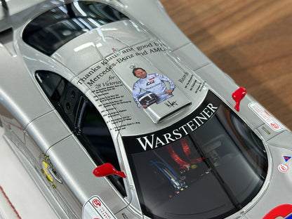 1/18 Resin IVY Merit Models Mercedes-Benz CLK GTR #2 – Silver (Warsteiner) - Limited to 60 pcs