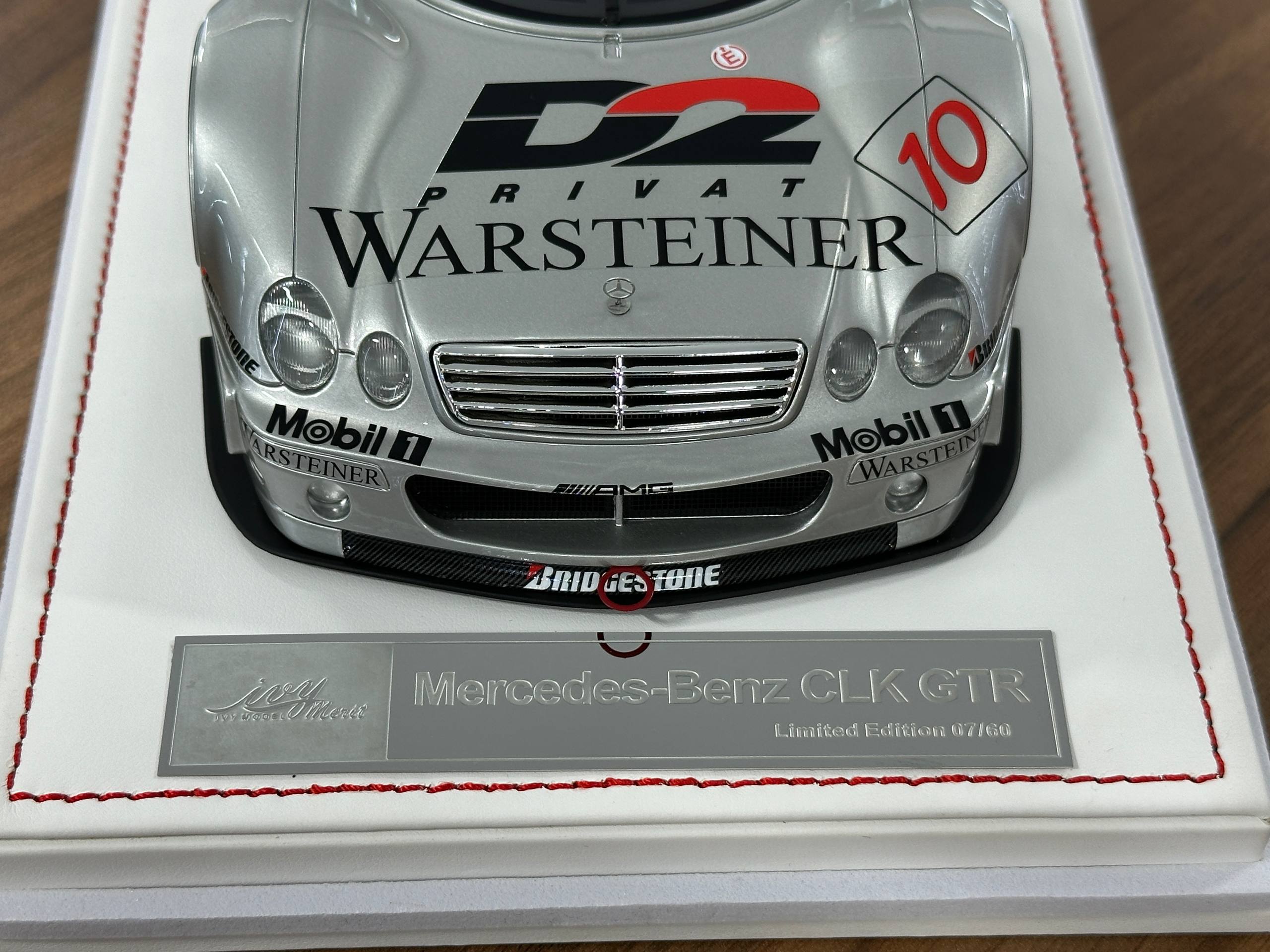 1/18 Mercedes-Benz CLK GTR #10 – Silver Warsteiner – IVY Merit