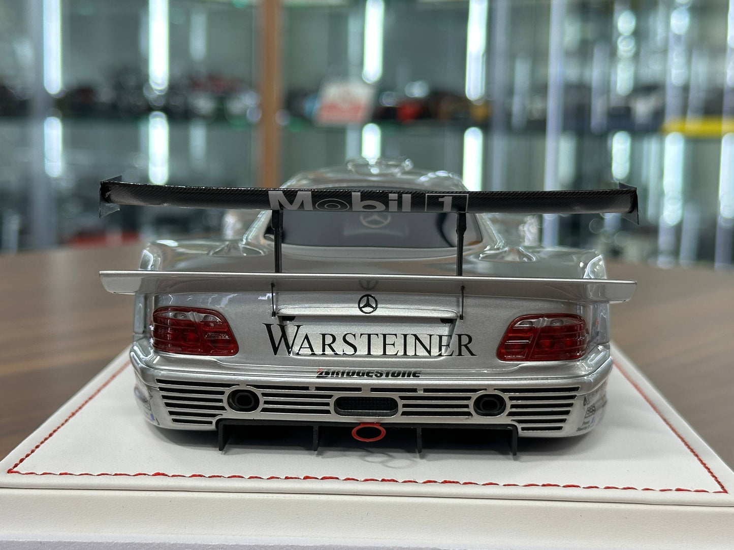 1/18 Resin IVY Merit Models Mercedes-Benz CLK GTR #10 – Silver (Warsteiner) - Limited to 60 pcs