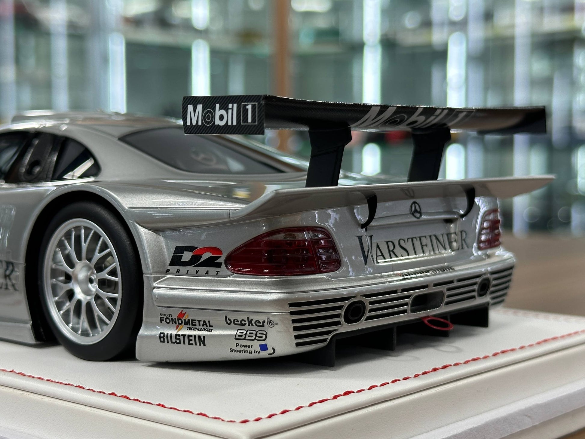 1/18 Resin IVY Merit Models Mercedes-Benz CLK GTR #10 – Silver (Warsteiner) - Limited to 60 pcs