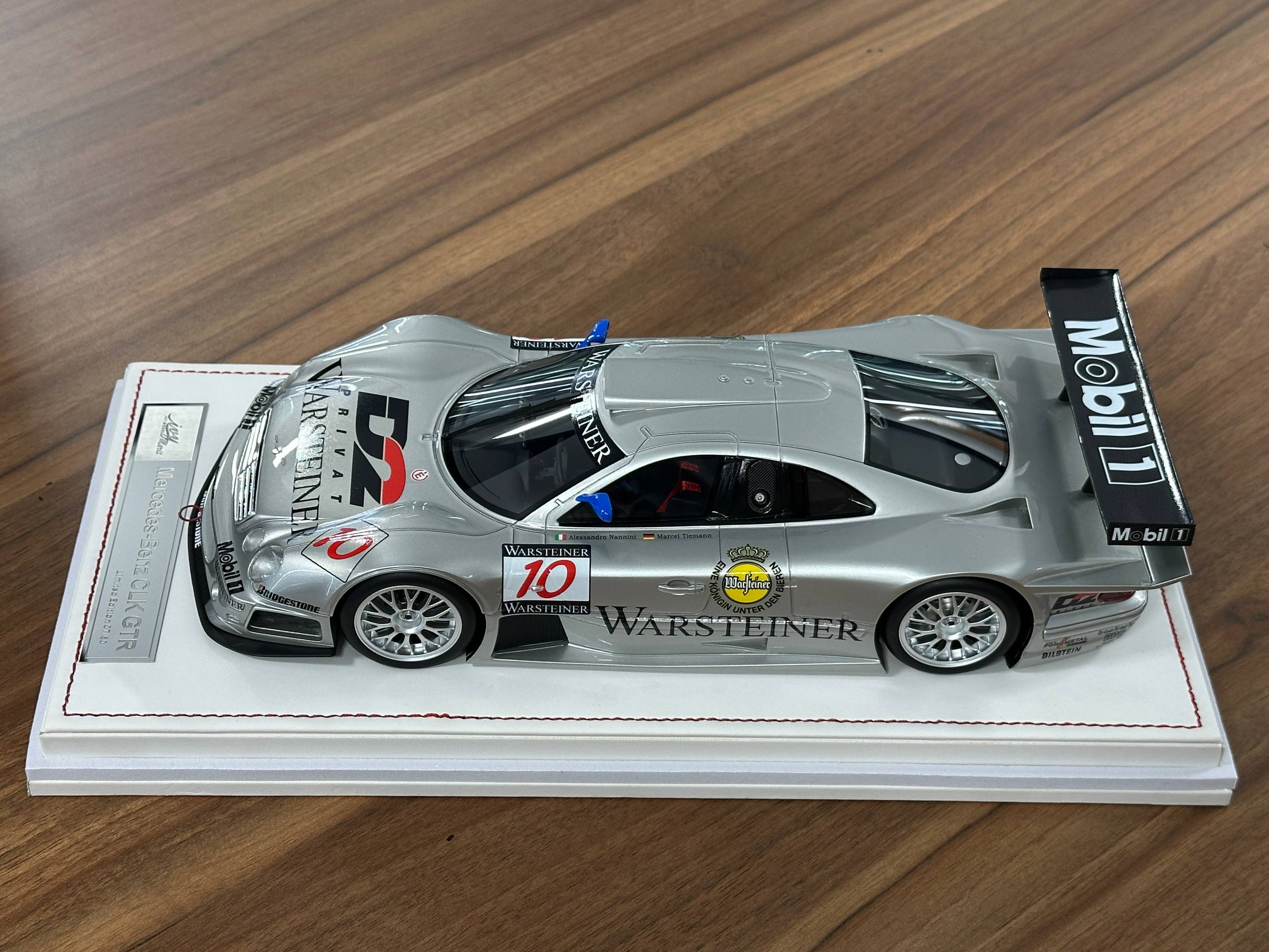 1/18 Mercedes-Benz CLK GTR #10 – Silver Warsteiner – IVY Merit