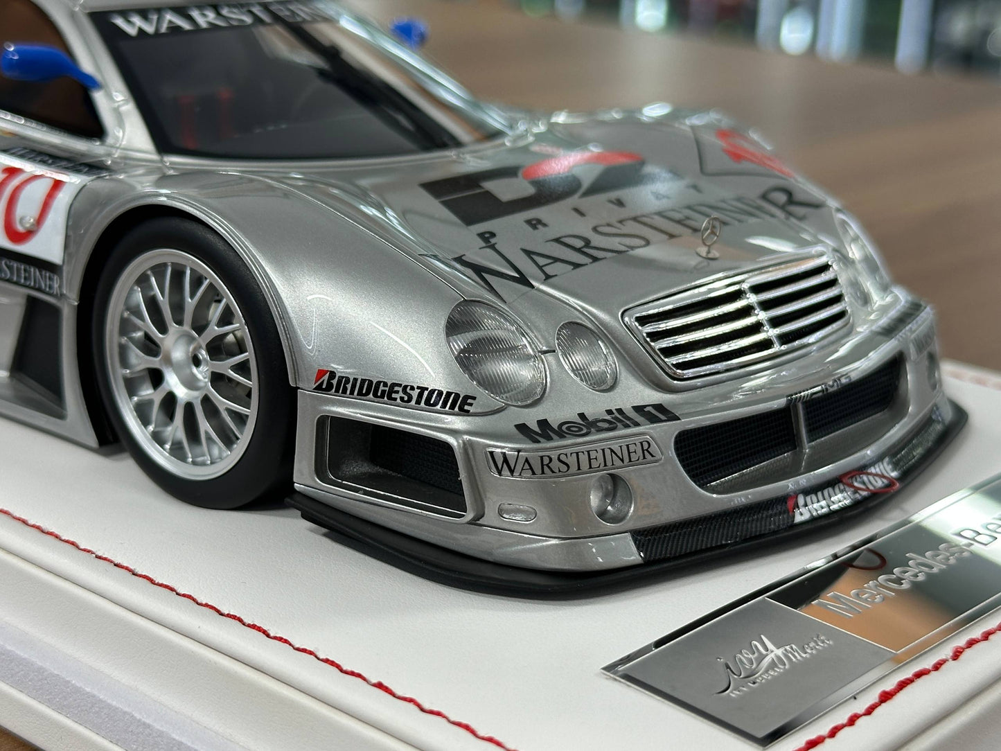 1/18 Resin IVY Merit Models Mercedes-Benz CLK GTR #10 – Silver (Warsteiner) - Limited to 60 pcs