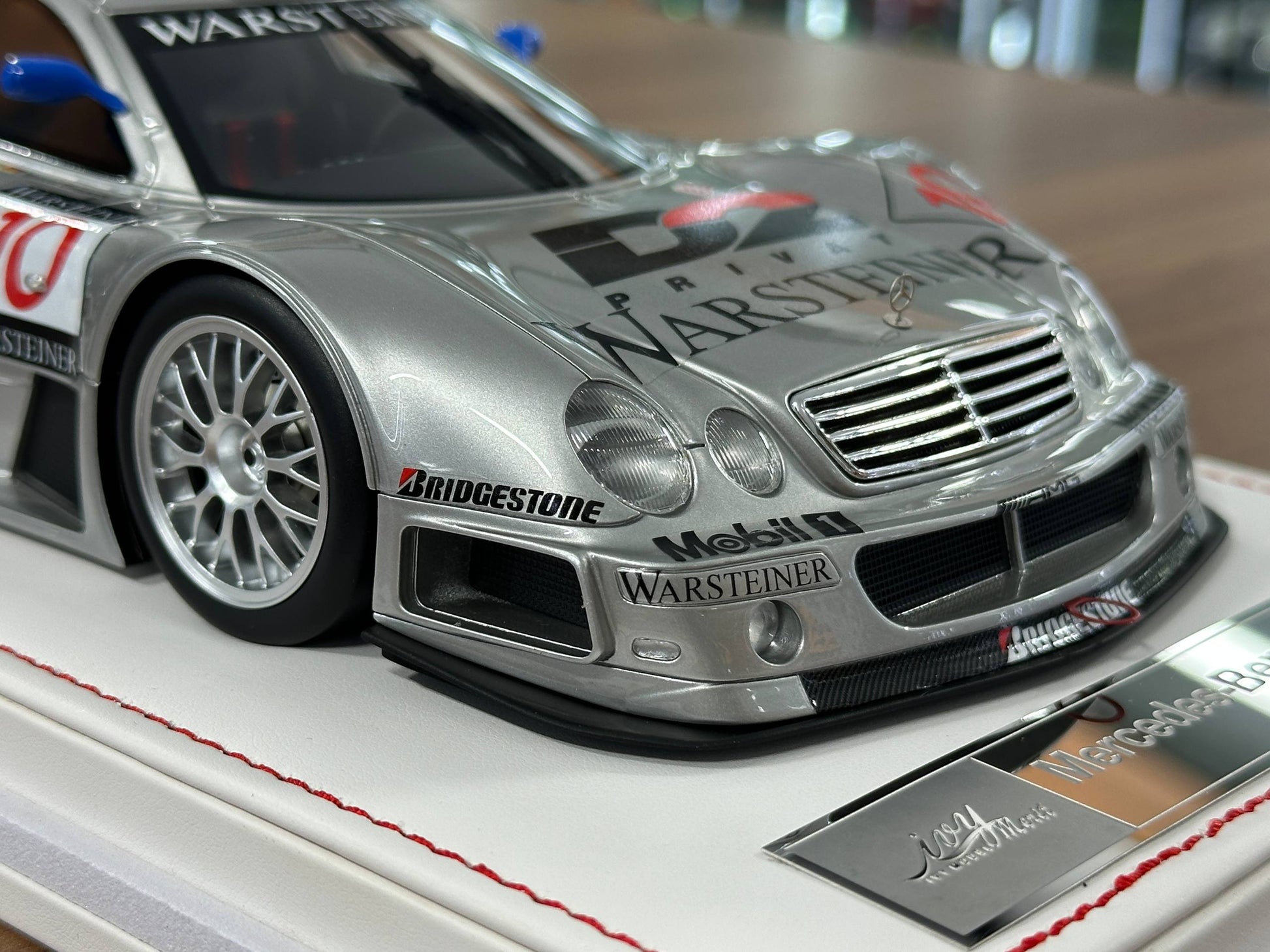 1/18 Resin IVY Merit Models Mercedes-Benz CLK GTR #10 – Silver (Warsteiner) - Limited to 60 pcs
