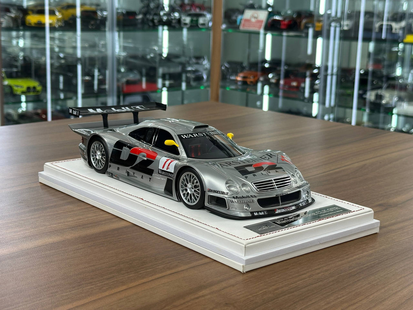 1/18 Resin IVY Merit Models Mercedes-Benz CLK GTR #11 – Silver (Warsteiner) (Limited to 60 pcs)