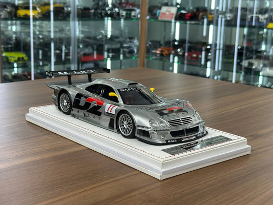 1/18 Resin IVY Merit Models Mercedes-Benz CLK GTR #11 – Silver (Warsteiner) (Limited to 60 pcs)