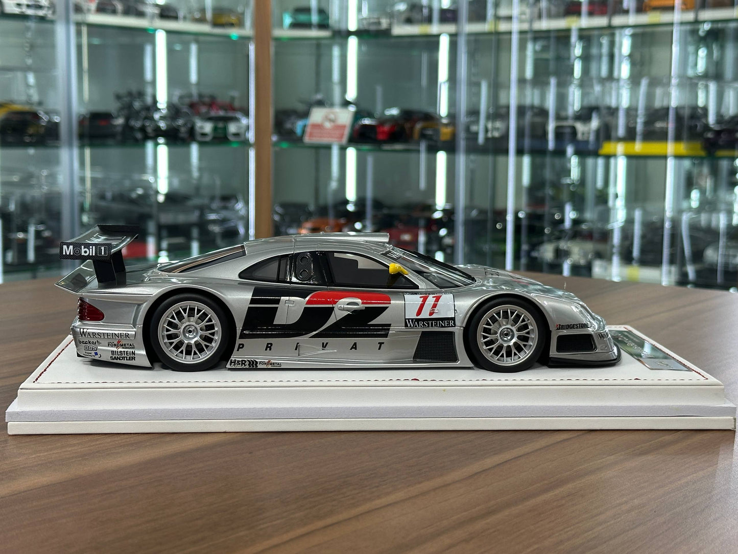 1/18 Resin IVY Merit Models Mercedes-Benz CLK GTR #11 – Silver (Warsteiner) (Limited to 60 pcs)