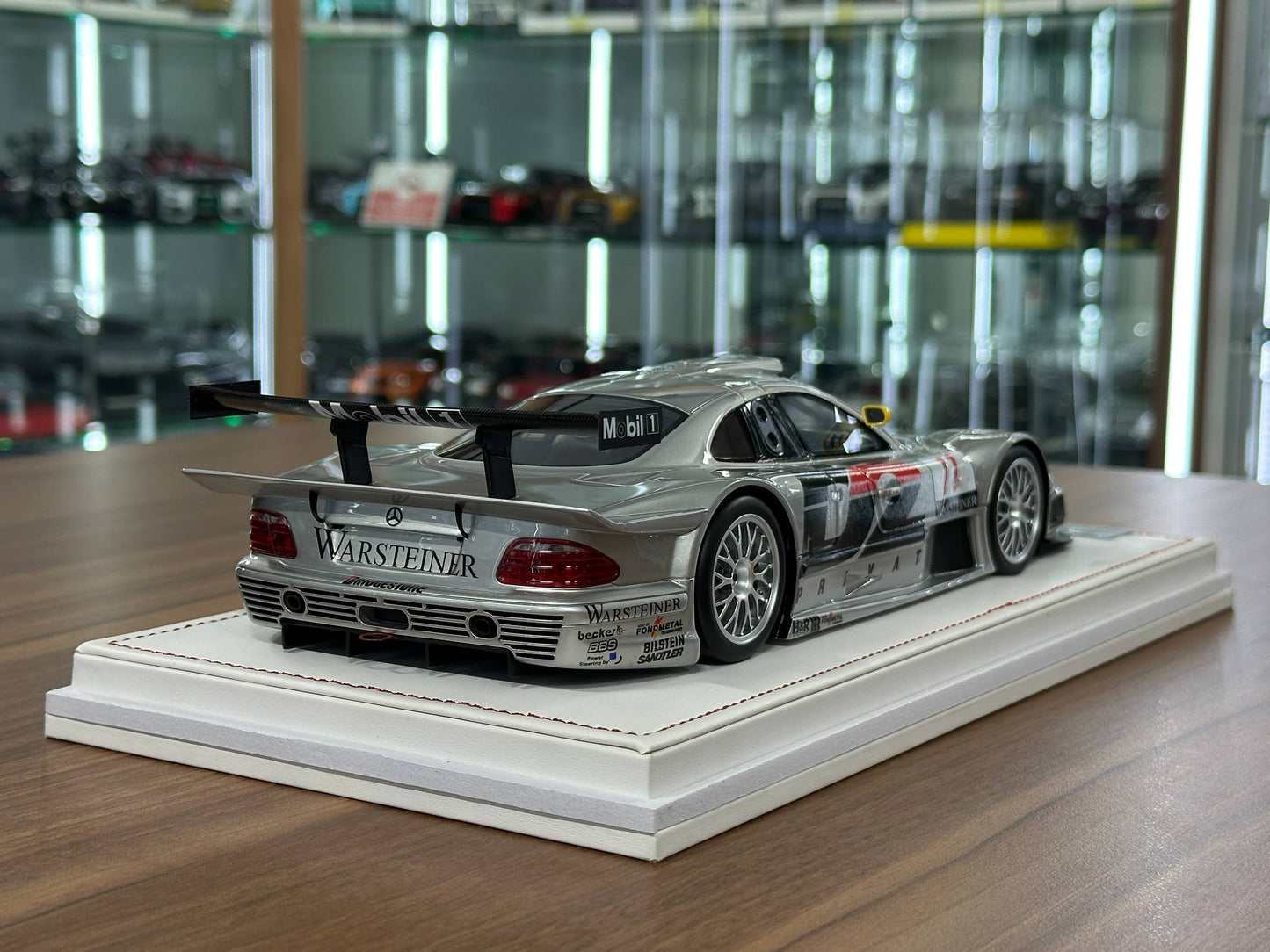1/18 Resin IVY Merit Models Mercedes-Benz CLK GTR #11 – Silver (Warsteiner) (Limited to 60 pcs)